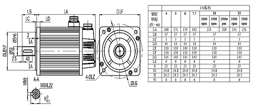 納智伺服電機(jī)130LB系列